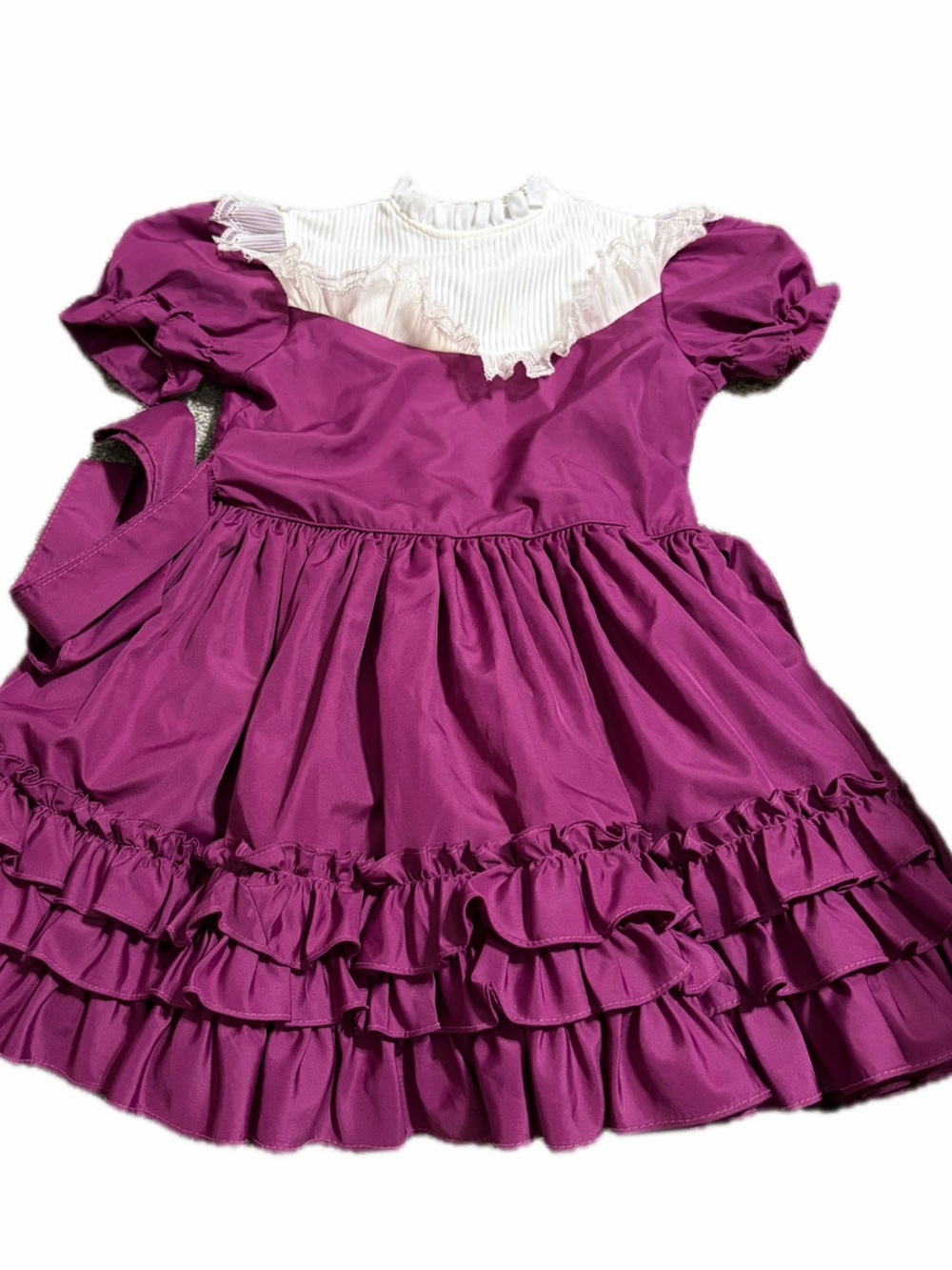 Martha’s minatures 6x purple twirl vintage dress pageant